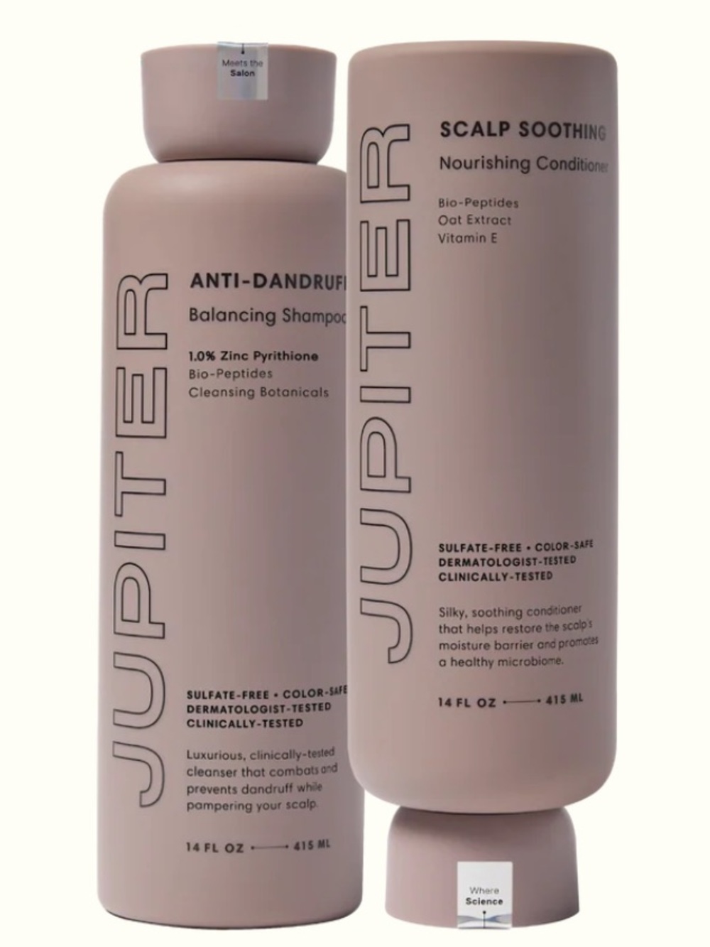 Jupiter Anti-Dandruff Shampoo & Conditioner Set | 14 oz Each | NEW